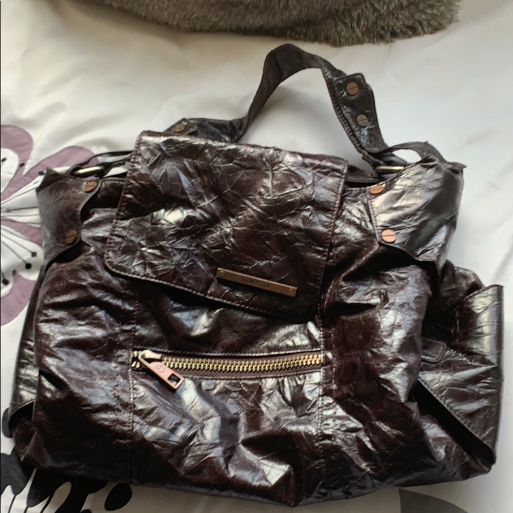 Lightweight vegan leather large purse